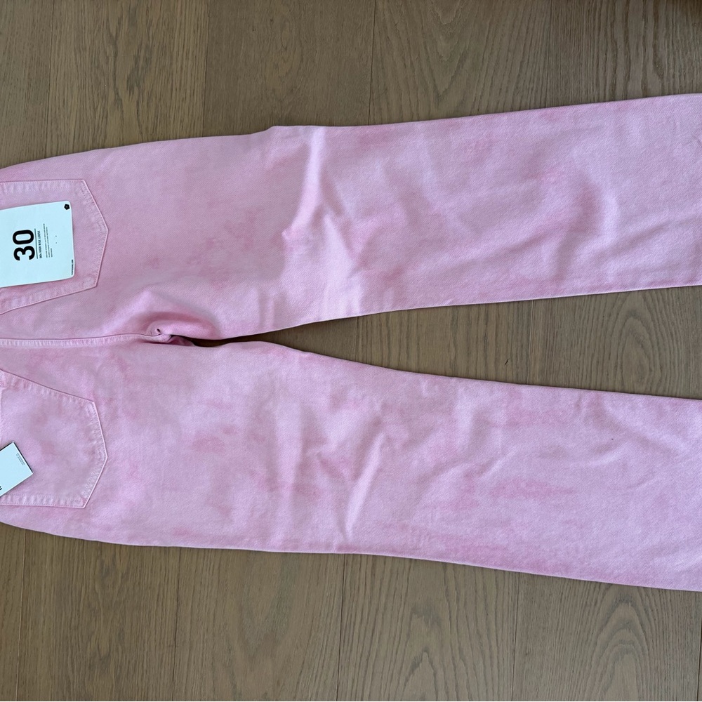 Re/Done High Rise Pink Women's Jeans